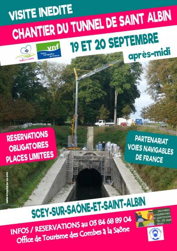 Visite inédite du tunnel de Saint Albin