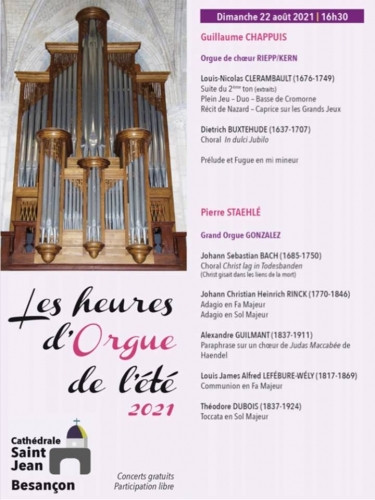 Les Heures d'Orgue de l'été