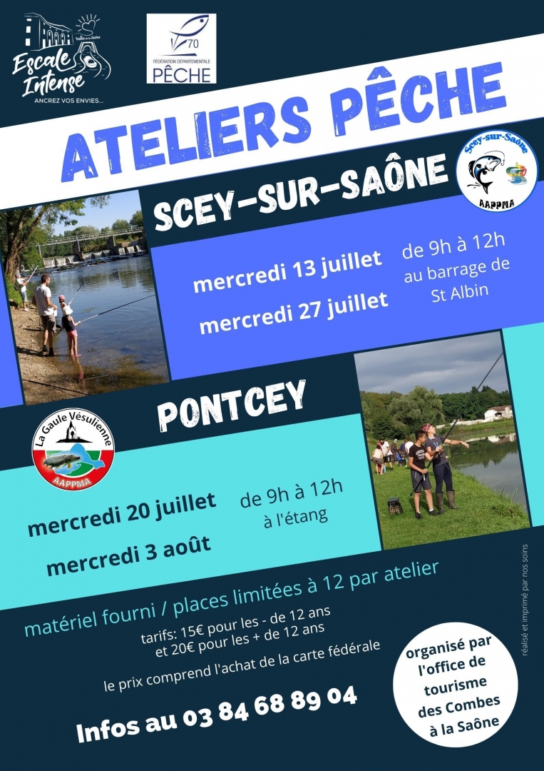 Ateliers initiation pêche