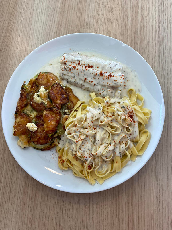 Menu du jour de saison et cuisiné maison